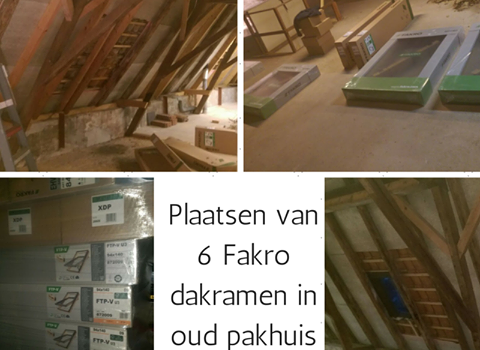 Plaatsen zes Fakro dakramen in Deventer